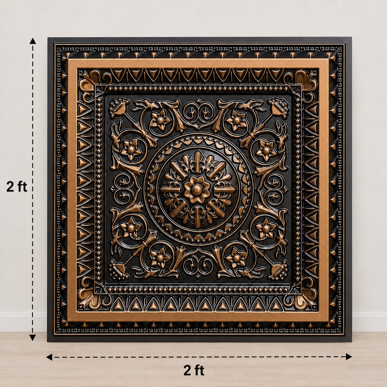 TryMe Ganpati Festive Backdrop Set — Antique Gold AG-2 (6-2×2 Panel, 6-Four-Partition Panel, 2 Zarokha) thumbnail 4