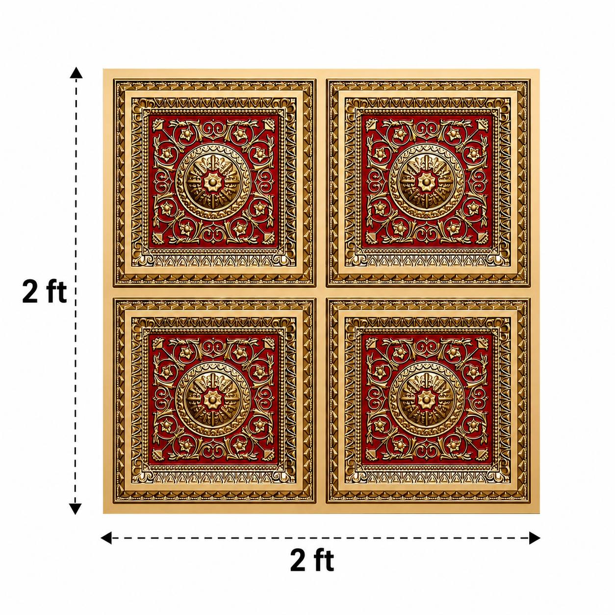 TryMe Royal Ganpati Readymade Festive Mandap Set — [ 12 sets of Four partition panel, 2 Zarokhas ] thumbnail 6