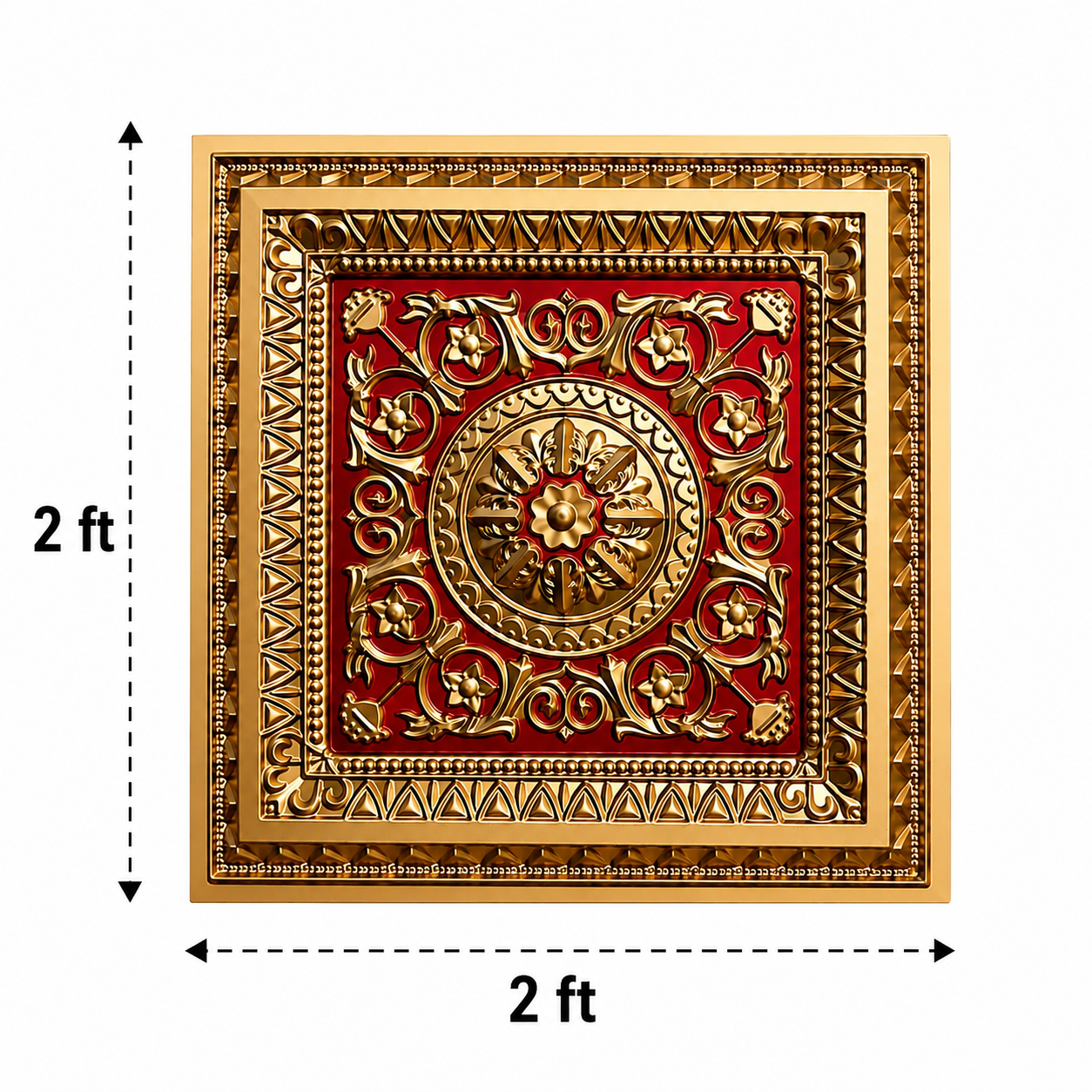 TryMe Royal Ganpati Readymade Festive Mandap Set — [ 6 set of 2x2 panel, 6 sets of 4 partition panel, 2 Zarokhas ] thumbnail 5