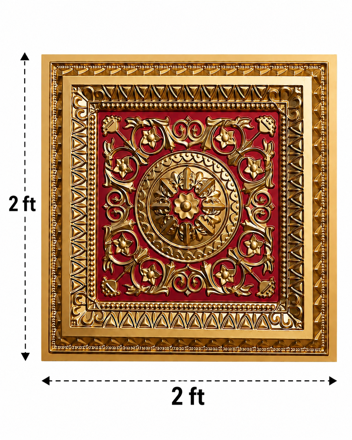 TryMe Royal Ganpati Readymade Festive Mandap Set (6×6 ft) — [ 7 set of 2x2 Panel, 1 Zarokha ] thumbnail 3