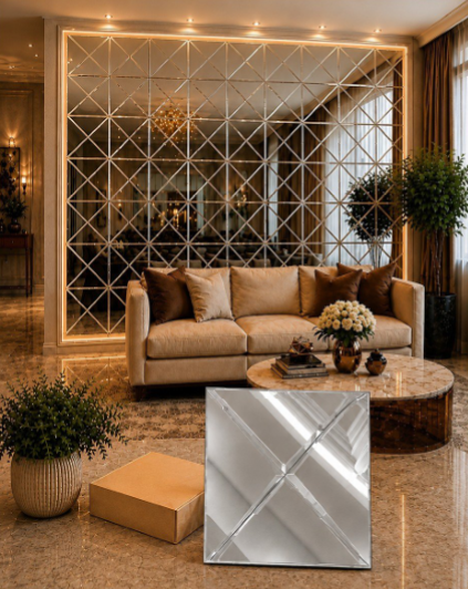 Starlight Mosaic Reflector Mirror Tiles