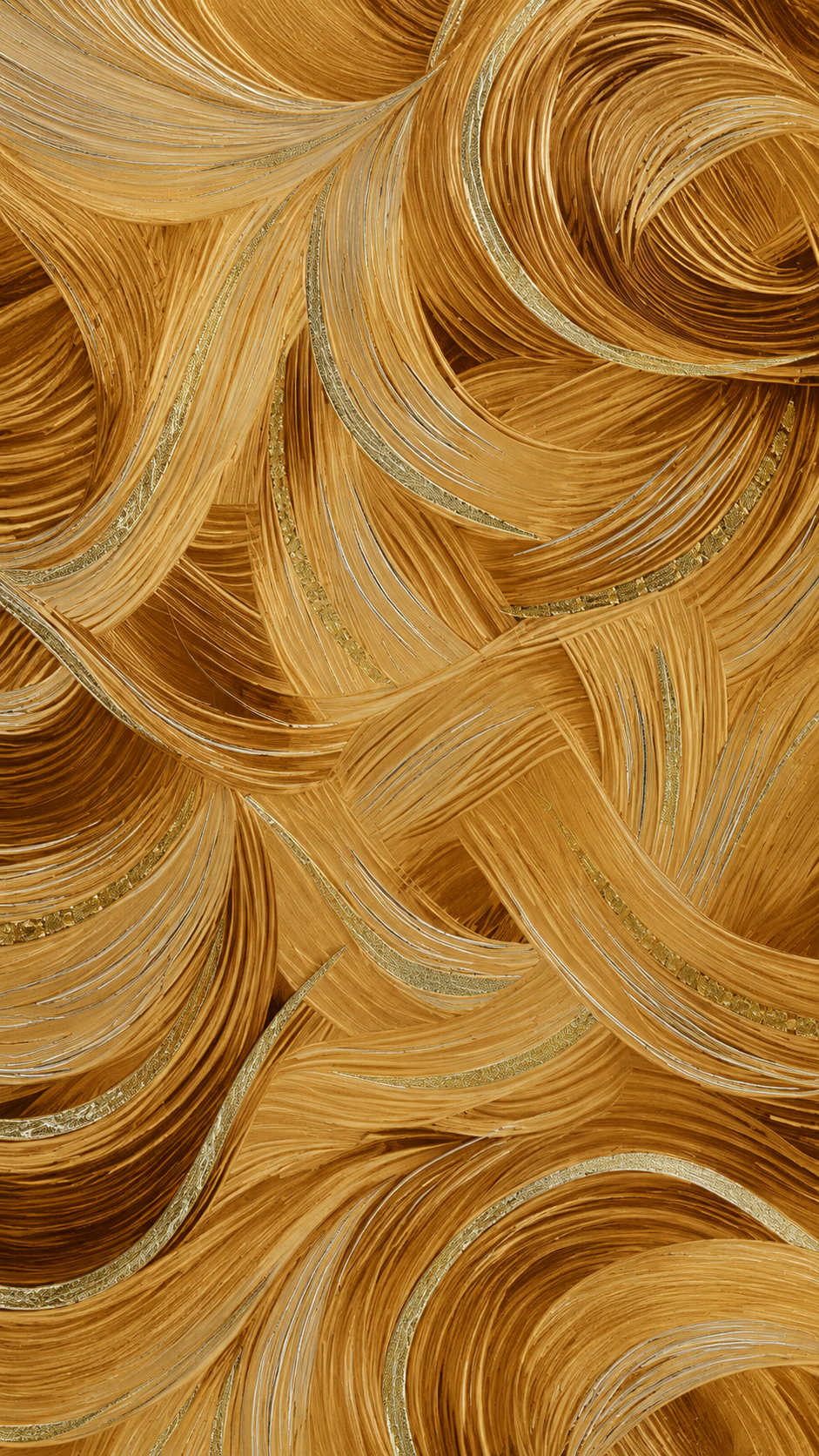 Self Adhesive Golden Textured Wallpaper for Walls | Premium Gold Swirl Designer Finish wallpaper collection